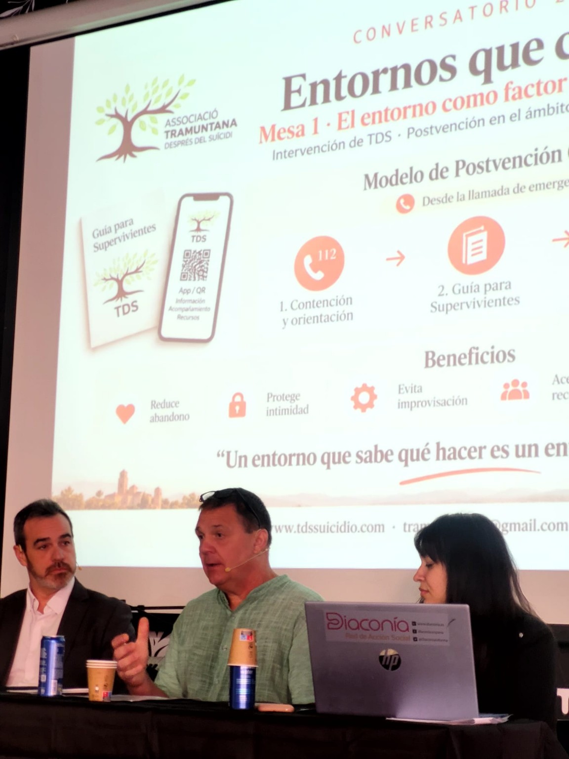 TDS al IV Conversatori de Prevenció del Suïcidi de Diaconía a Madrid
